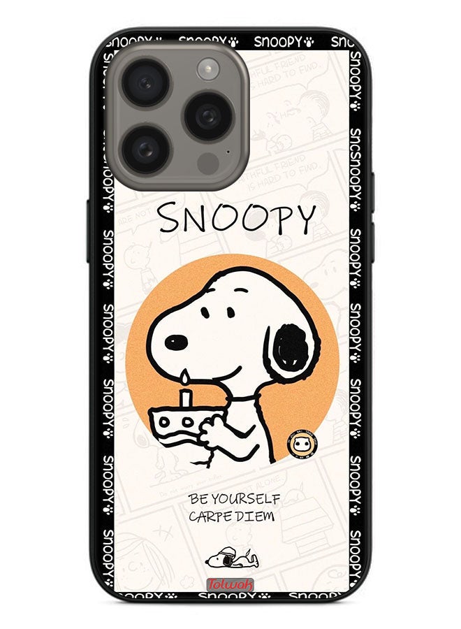 Tolwak Apple iPhone 15 Pro Protective Case Cover Snoopy Be Yourself - Image 2