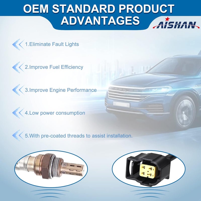 AISHAN 2PC O2 Oxygen Sensor Upstream/Downstream for Dodge and Jeep Models - Image 2