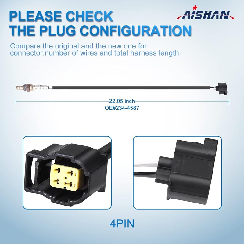 AISHAN 2PC O2 Oxygen Sensor Upstream/Downstream for Dodge and Jeep Models - Image 4