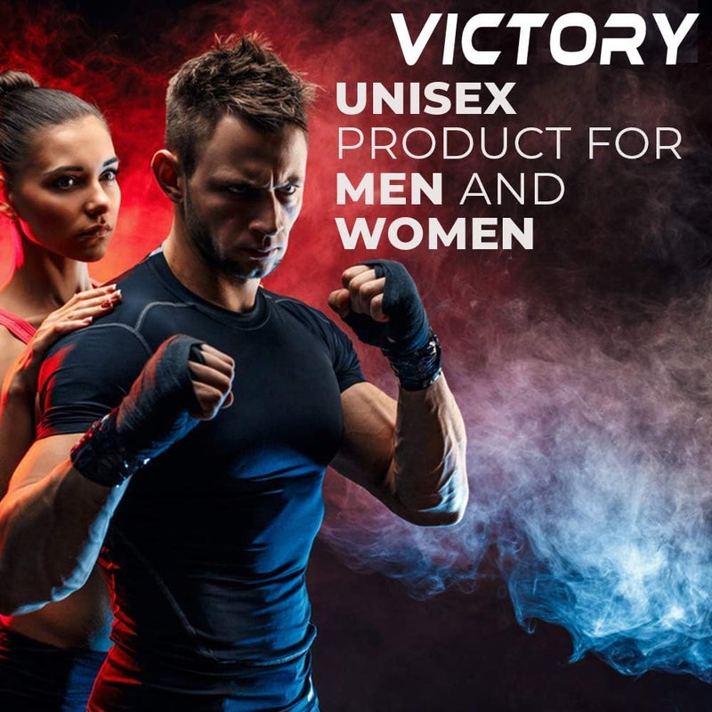 Victory Heavy Synthetic Leather Boxing Punching Bag Black | Hand Wrap | Stainless Steel Hanging Chain | Boxing | MMA | Kickboxing | Muay Thai | Karate | Judo | Taekwondo (5 Feet) - Image 4
