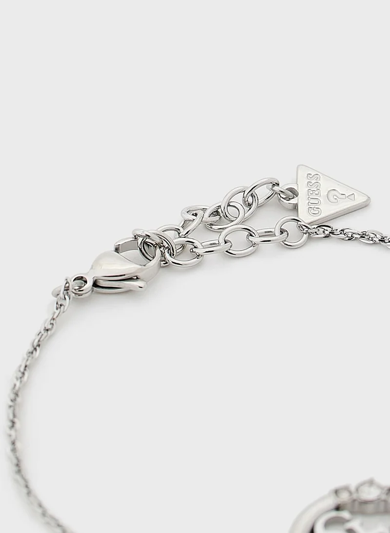 GUESS Tiny Chain Charm Bracelet