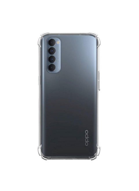 Shockproof Transparent Case Compatible with Oppo Reno 4 Pro
