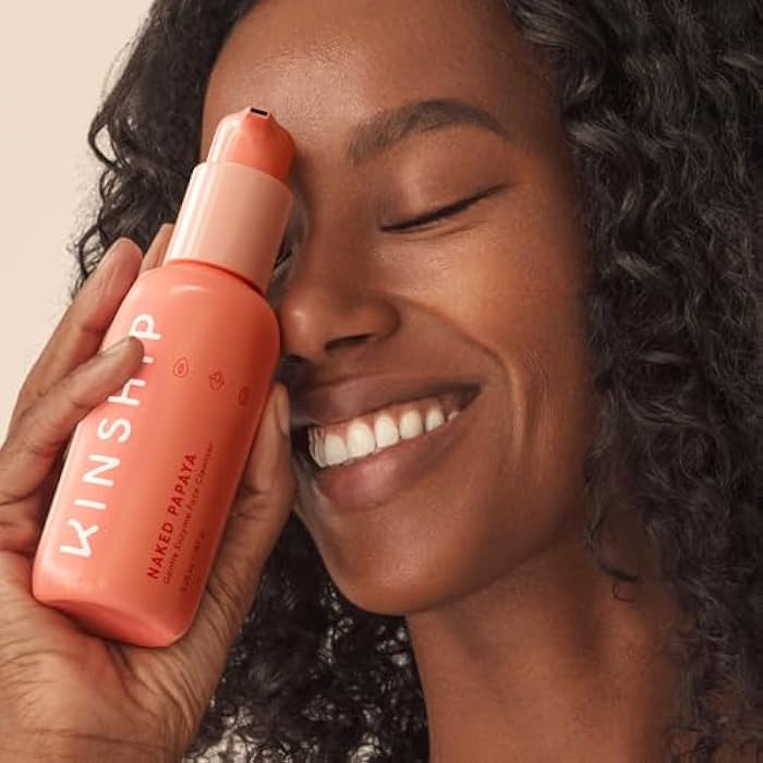 Kinship Naked Papaya Hydrating Gentle Cleanser | Natural Cream Face Wash | Vitamin E, Jojoba Oil Facial Cleanser | Makeup Remover | Sensitive Skin Care (5.25 Oz) - Image 4