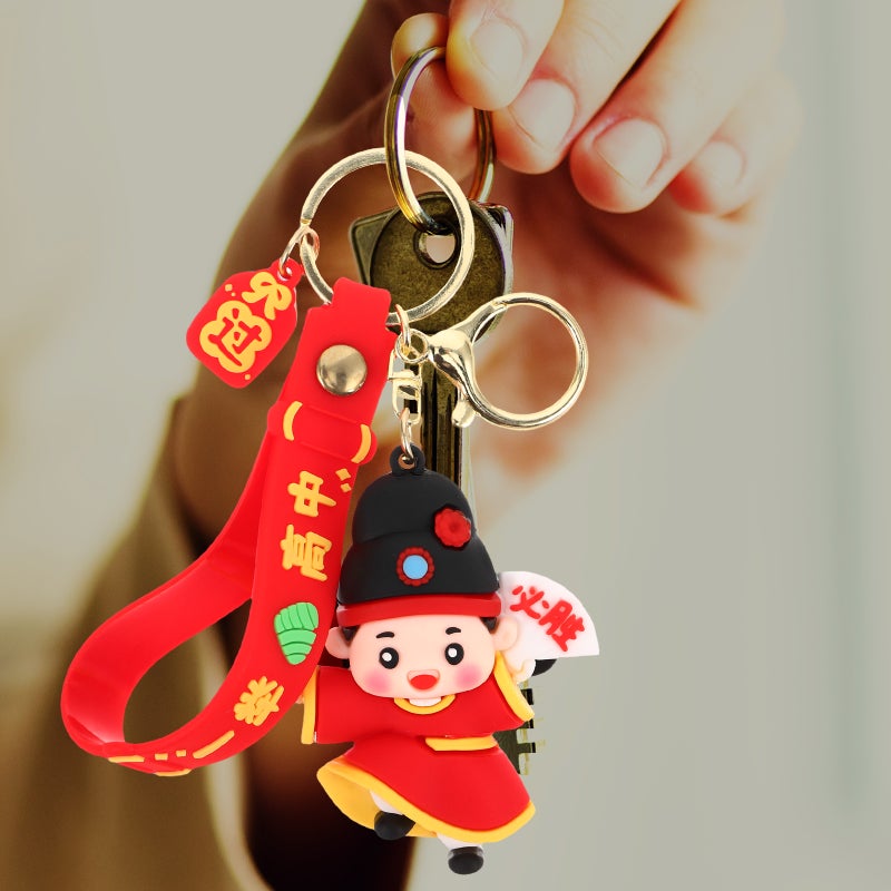 Cute Kawaii Keychains For Girls Anime Keychain Cartoon Vintage Figures Key Pendant Car Accessories For Bag Purse Charm - Image 3