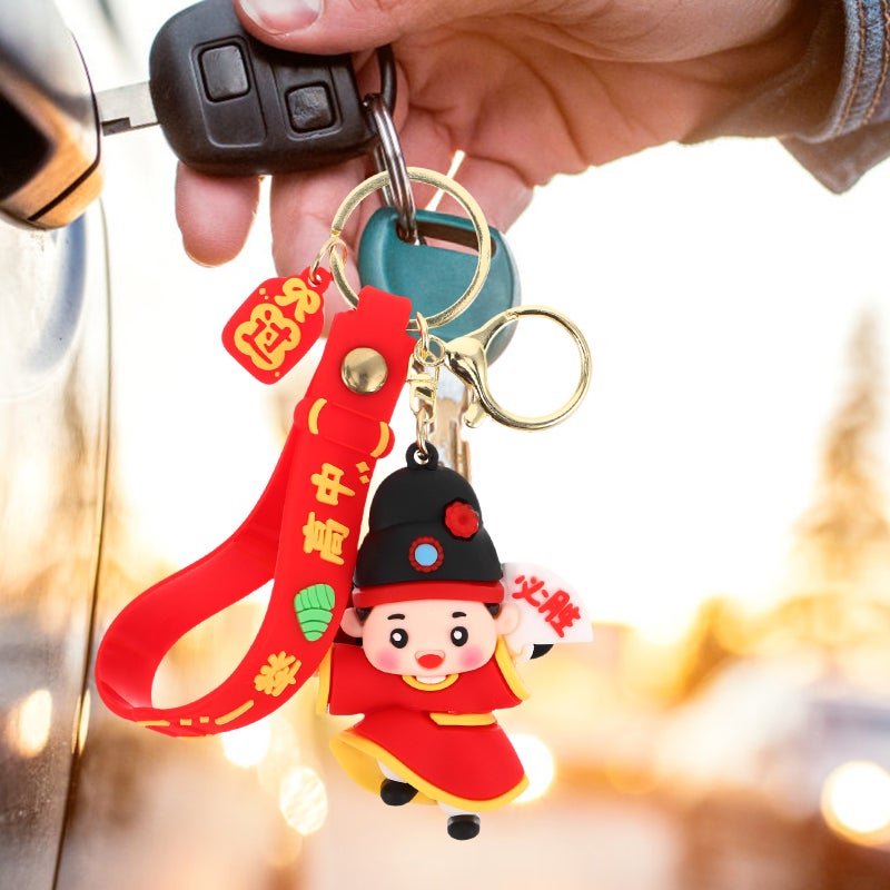 Cute Kawaii Keychains For Girls Anime Keychain Cartoon Vintage Figures Key Pendant Car Accessories For Bag Purse Charm - Image 2