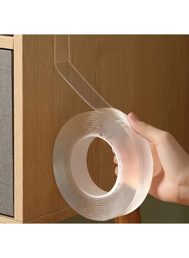 Super Strong Double Sided Tape Heavy Duty Transparent Residue Free Adhesive 1 Roll - Image 5