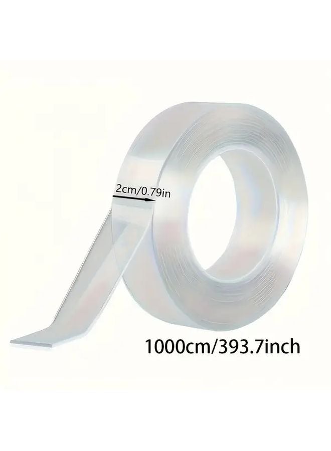 Super Strong Double Sided Tape Heavy Duty Transparent Residue Free Adhesive 1 Roll - Image 4