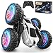 MACALOCA Remote Control Car RC Cars Toys for Boys Age 47 612 4WD RC Stunt Car with Lights 360 Rotating 24GHz USBC Charging RC Truck for 4 5 6 7 812 Kids Boys Birthday Easter Gifts - Image 2