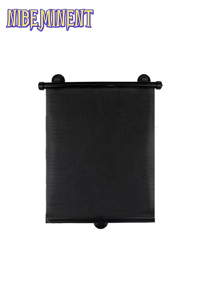 NIBEMINENT 2 Pack Car Side Window Sun Shade, Retractable Roller Sunshade for Kids, Pets Baby Shades UV and Glare Protection Blinds Privacy Blackout 15"×17"  - Image 5