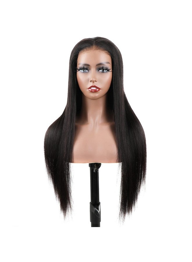 ISEE HAIR HD Lace Front Wig Wear & Go Glueless Lace Wig Brazilian Straight Lace Wigs For Women No Glue 4x6 Lace Pre Cut Wig Human Hair Wigs Transparent Lace Closure Wigs 180% Density 16 Inch - Image 4