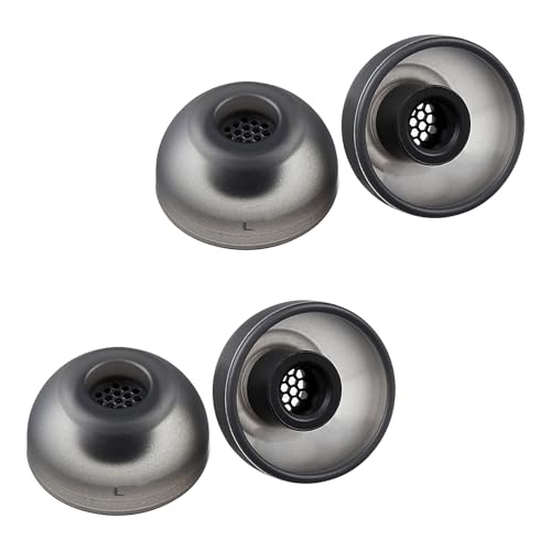 AZLA SednaEarfit MAX TWS 6 Earbud Tips for Wireless Headphones, Dark Gray (L) - Image 1