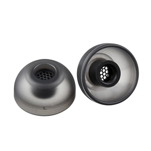 AZLA SednaEarfit MAX TWS 6 Earbud Tips for Wireless Headphones, Dark Gray (L) - Image 2
