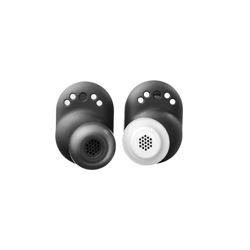 AZLA SednaEarfit MAX TWS 6 Earbud Tips for Wireless Headphones, Dark Gray (L) - Image 4
