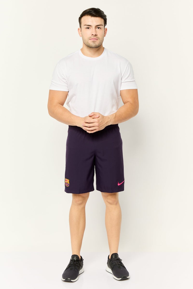 Nike Men Sportswear Fit Football Shorts, Dark Purple - Image 2