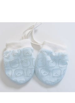 SYOSI Anti-Scratch Baby Mittens Cute Adjustable Newborn Mittens, Infant No Scratch for 0-12 Months Baby Girls Boys Gloves 4Pairs  - Image 4