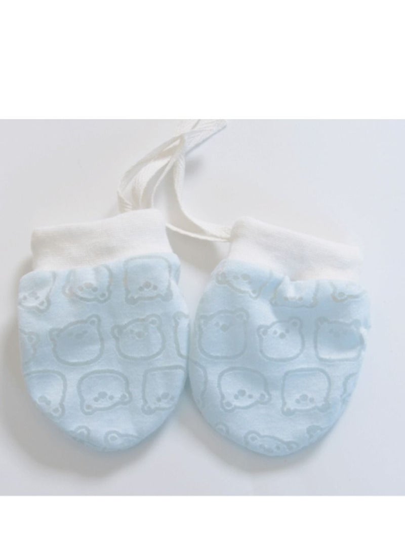 SYOSI Anti-Scratch Baby Mittens Cute Adjustable Newborn Mittens, Infant No Scratch for 0-12 Months Baby Girls Boys Gloves 4Pairs  - Image 4