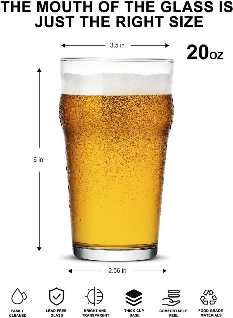 DubaiCrystal Beer Glass,Set of 2, Classics Craft Beer Gl,Premium Beer Drinking GlBeer Mug Glasses Set, Beer Glass Drinking Set , Pub Beer Gl,Unique Design Beer Drinking - Image 2