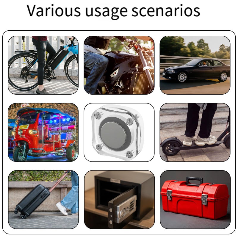 Clear Acrylic Square Tracking Device Holder Storage Box Cover Easy Installation Case - Image 3