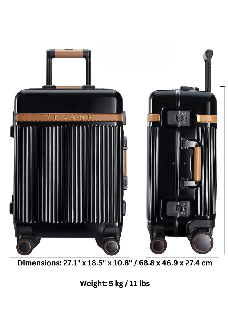 Verage  Aluminum Carry On 20 Inch Suitcase Hardside Spinner Luggage - Image 2