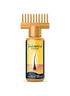 Bringha Ayurvedic Hair Oil 50 Ml Hair Fall Control And Hair Growth With Bringharaj Coconut Oil Comb Applicator Bottle For Men Women