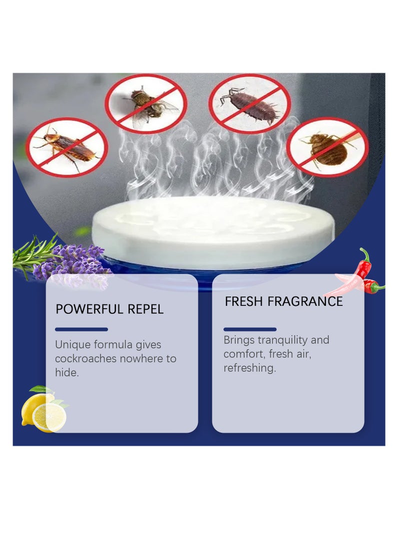 Zikra Cockroach Repellent Cockroach Killer, Cockroach Repellent Box with Natural Essential Oils, Long-Lasting Protection for Home Pesticide-Free Cockroach Killer Magic Box, Cockroach Bait (2PCS) - Image 4