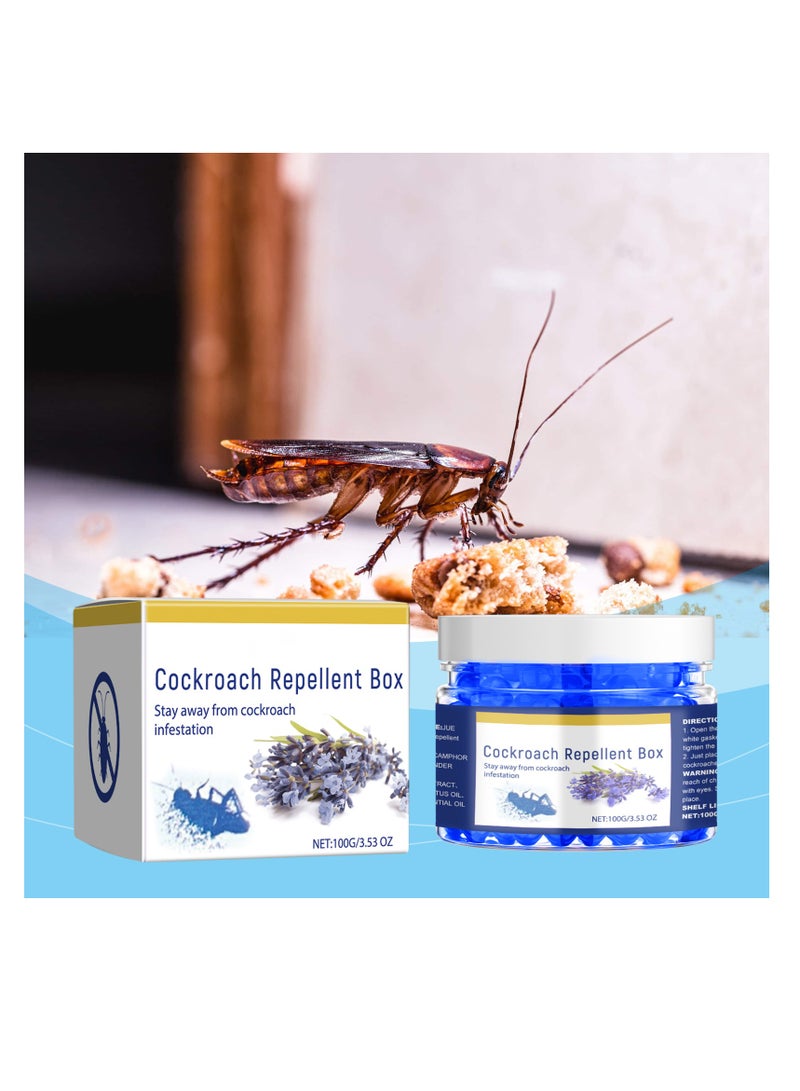 Zikra Cockroach Repellent Cockroach Killer, Cockroach Repellent Box with Natural Essential Oils, Long-Lasting Protection for Home Pesticide-Free Cockroach Killer Magic Box, Cockroach Bait (2PCS) - Image 2