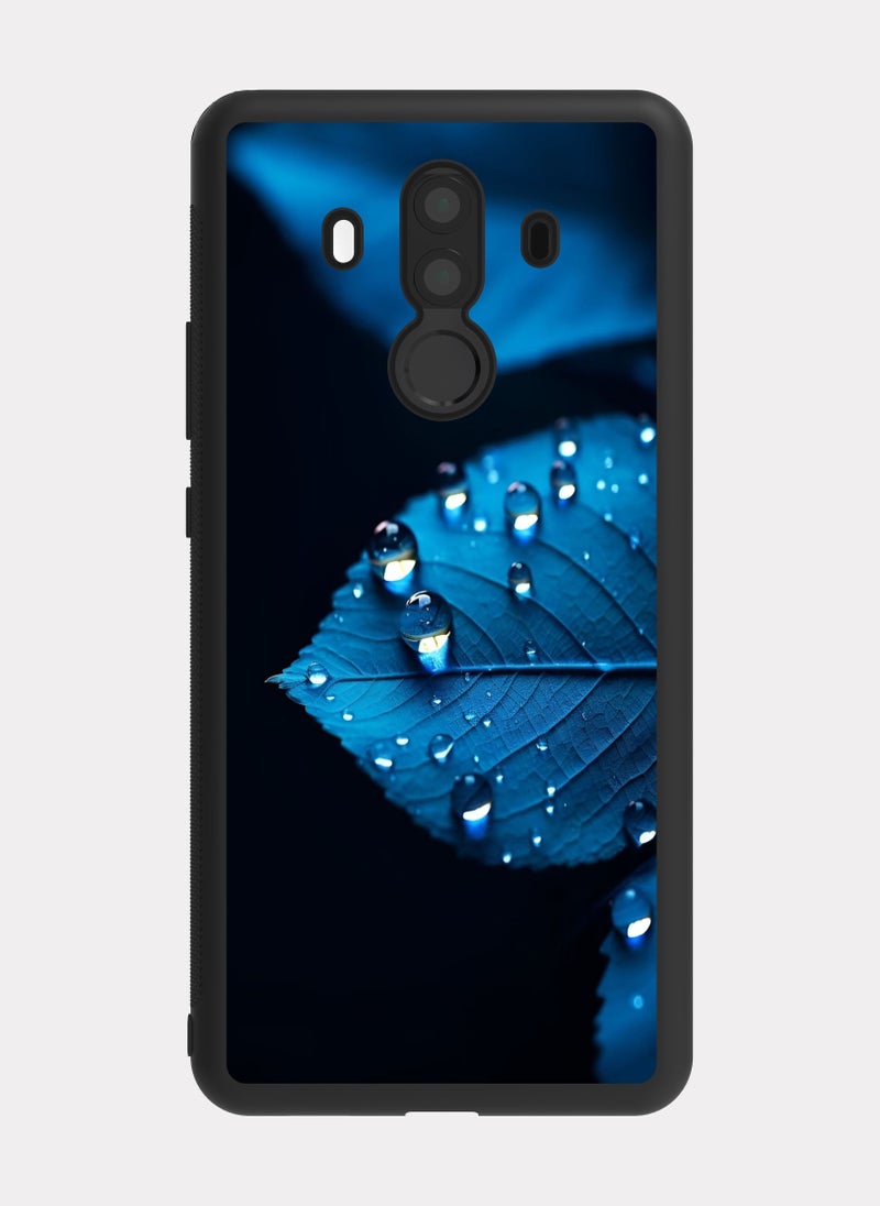 PXLAAT Huawei Mate 10 Pro case cover Blue Leaf - Image 1