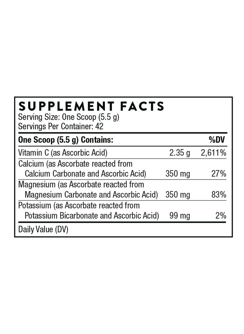 Thorne - Buffered C Powder - Vitamin C (Ascorbic Acid) With Calcium, Magnesium, And Potassium - 8.32 Oz - Image 1