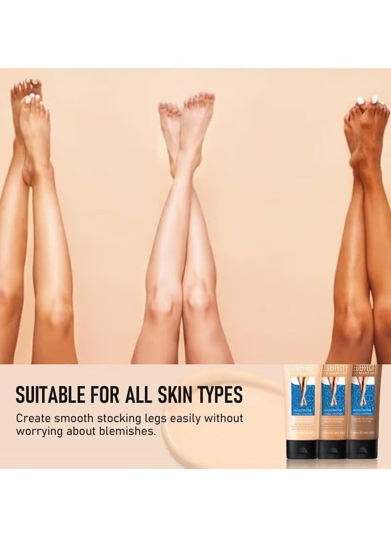 lakerain Leg Makeup Waterproof No Transfer, Leg Cover up Makeup Long Lasting Body Foundation  - Image 4