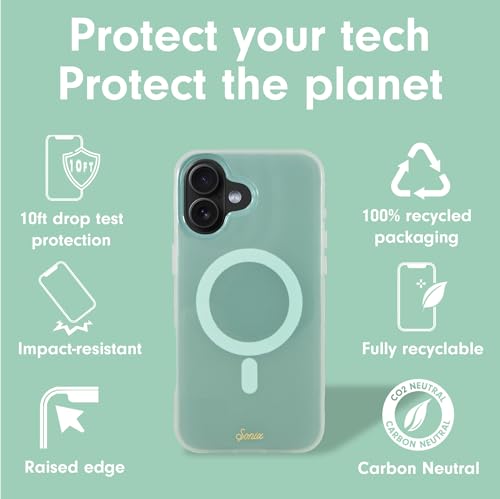 Sonix Case for iPhone 16 Plus | Compatible with MagSafe | 10ft Drop Tested | Jelly Mint - Image 4