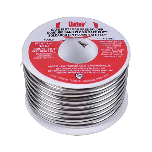 Oatey 29024 Safe Flo 0.117-Inch ga. Bulk, Silver, 1/2 lb. - Image 1