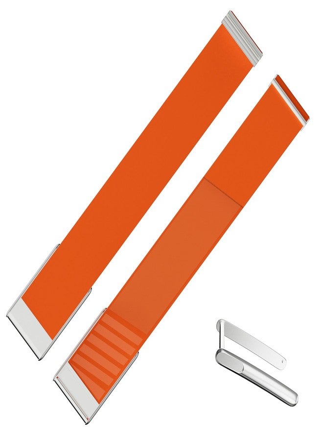 fitspur Waterproof Hydroknit Replacement Wrist Band,Compatible with WHOOP 5.0 WHOOP MG Life (Orange, one+peak) - Image 1