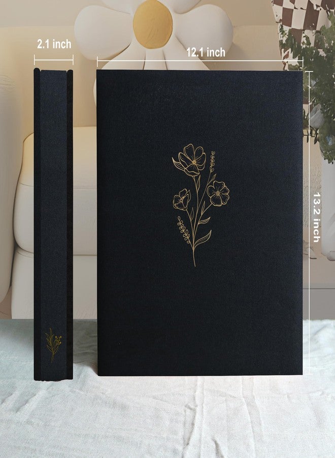 Holoary Photo Album 4x6 500 Photos 5 Pictures Per Page, 500 Pockets 4”x6” Picture Album, Linen Fabric Cover Big Picture Book for Photos, 4x6 Photo Albums for Family Weddings Travel Memories(Black) - Image 2