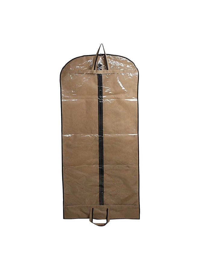 Kuber Industries Non Woven 3 Pieces Long Suit Sherwani Cover (Brown) -NEWTC5872 - Image 5