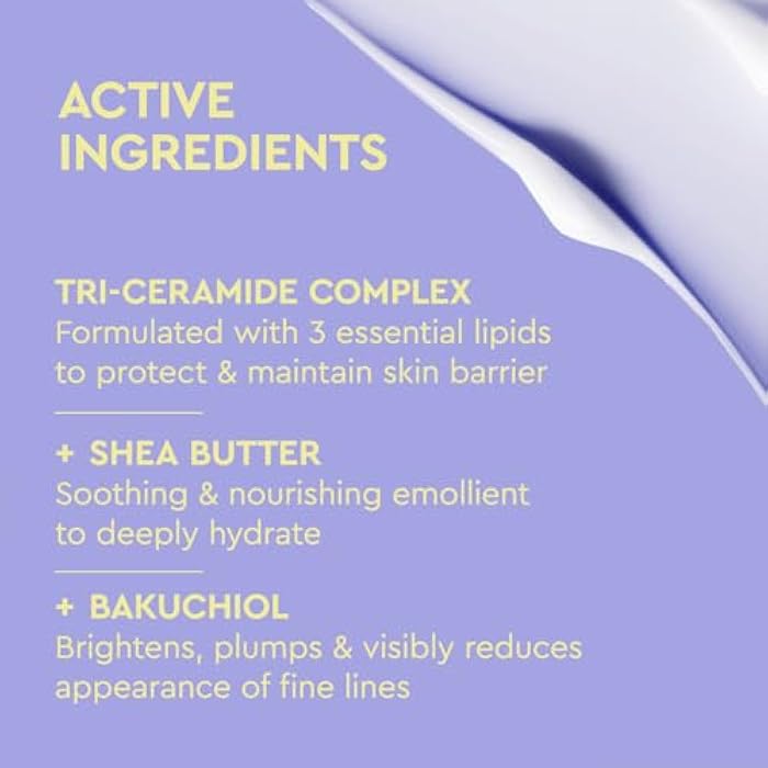 BYOMA Moisturizing Rich Cream - Barrier Repair Cream Face Lotion with Bakuchiol & Shea Extract - Ceramide Face Moisturizer for Dry Skin - Anti Wrinkle, Alcohol Free Face Moisturizer - 1.69 fl.oz - Image 4