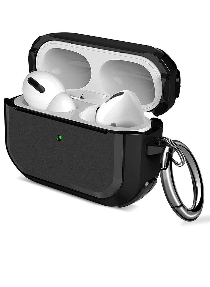 ELTRAZONE AirPods Pro Case Cover with Keychain Full Protective Shockproof Soft TPU Accessories Skin Compatible for Apple Airpods Pro Case for Women Men Girls Boys Front LED Visible - Image 1