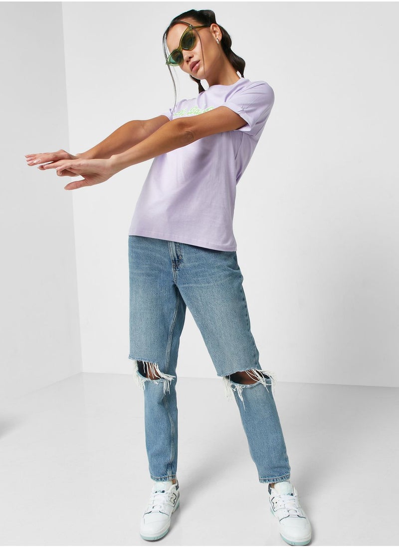 Ginger - Regular Tshirt With Roll Up Cuff ( Tacked) - Image 1