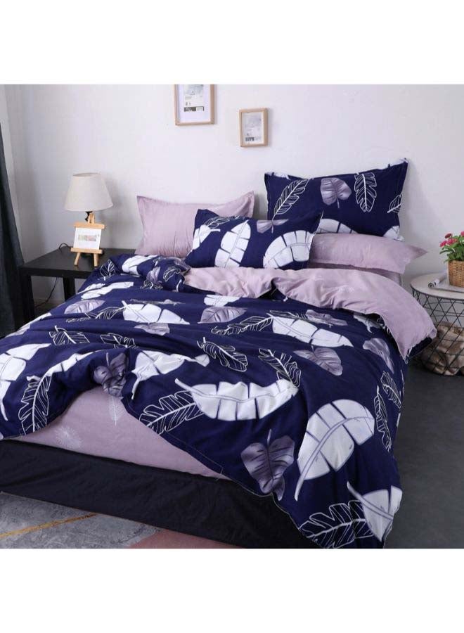 Silk Cotton Four-Piece Set Bed Sheet Duvet Cover Fashion Simple Gift Box Gift Set Bedding Bed Cover Protection and Cover Your Quilt Cover Blanket Bedding  - Image 1