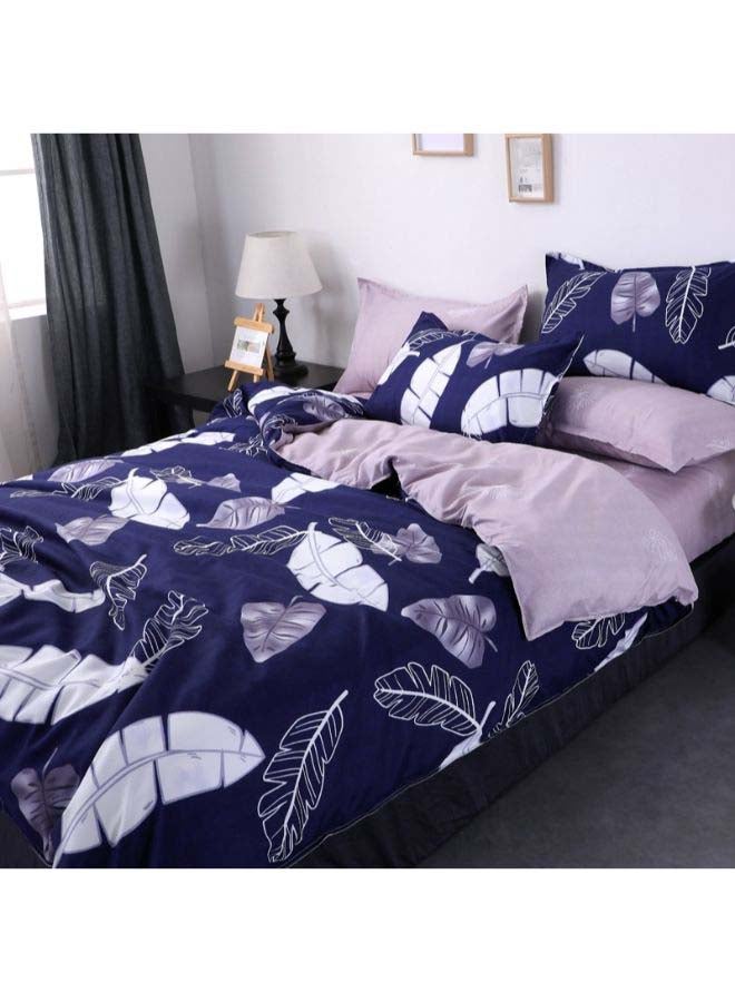 Silk Cotton Four-Piece Set Bed Sheet Duvet Cover Fashion Simple Gift Box Gift Set Bedding Bed Cover Protection and Cover Your Quilt Cover Blanket Bedding  - Image 2