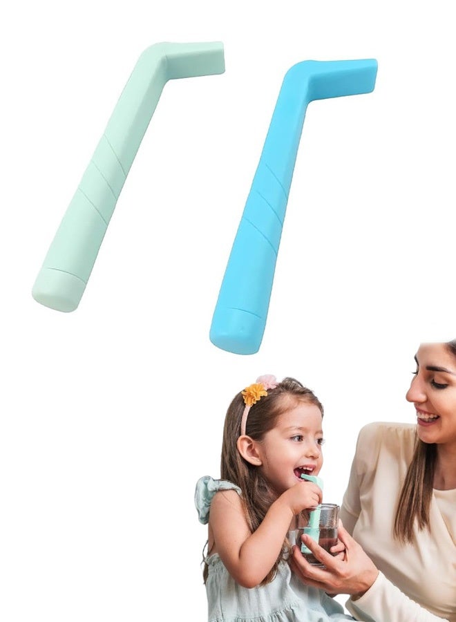 GMORO 2 Pieces Of Burp Straws,Natural And Quick Burp Relief,Clinically Proven,Suitable for All Ages,Children And Adults,Safe,Lightweight,Reusable - Image 1