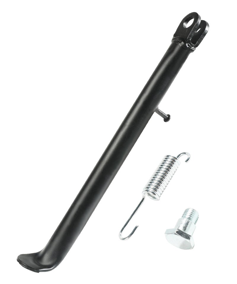 VARGTR Dirt Bike Stand,Motorcycle Kickstand,Car Accessories Dirt bike Stand,Mini Bike Kickstand with Spring,Motorcycle Side Kickstand for Dirt Pit Bike 70cc 90cc 110cc 125cc 138cc 140cc 150cc 200cc - Image 1