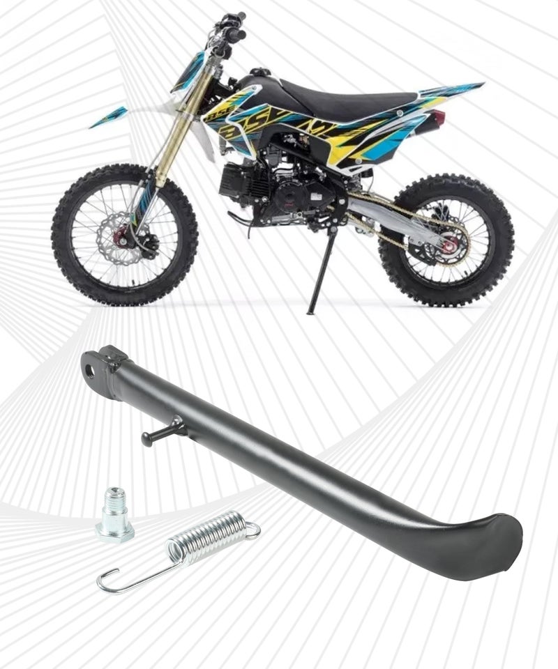 VARGTR Dirt Bike Stand,Motorcycle Kickstand,Car Accessories Dirt bike Stand,Mini Bike Kickstand with Spring,Motorcycle Side Kickstand for Dirt Pit Bike 70cc 90cc 110cc 125cc 138cc 140cc 150cc 200cc - Image 4