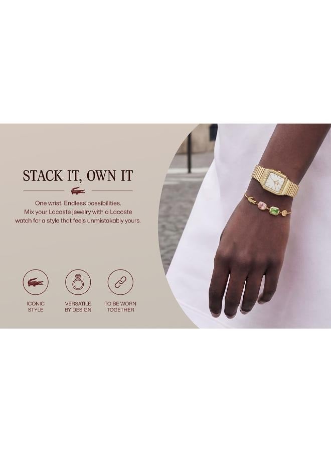 LACOSTE Crocodile Bracelet in Steel with a Crocodile-Shaped Charm - 2040146 - Image 5
