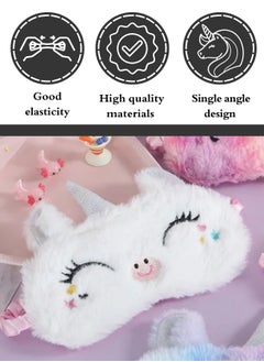 TRENZ Sleeping Eye Masks, Cat Face Eye Masks, Cute Cartoon Travel Shading, Lightweight Nighttime Super Soft and Fun Eye Masks for Kids Boys and Girls  - Image 2