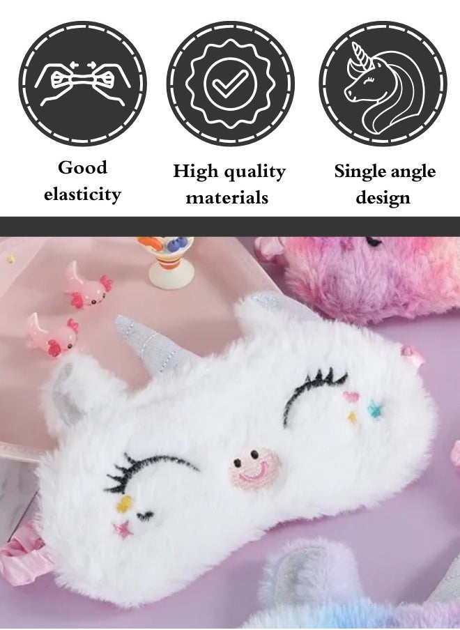 TRENZ Sleeping Eye Masks, Cat Face Eye Masks, Cute Cartoon Travel Shading, Lightweight Nighttime Super Soft and Fun Eye Masks for Kids Boys and Girls  - Image 2