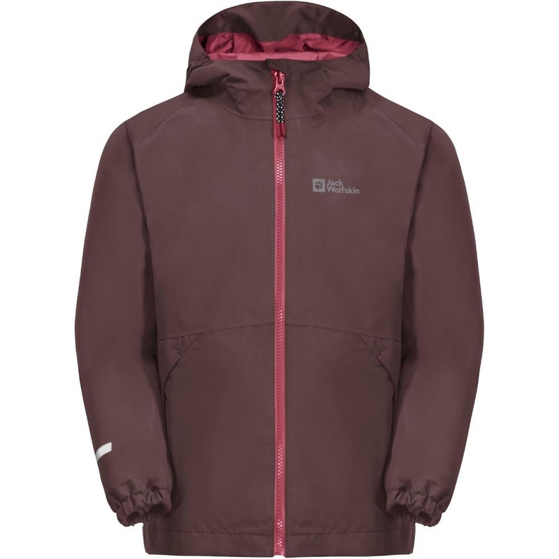 Boys' Iceland 3-in-1 jacket for outdoor use, polyester shell with insulated inner, navy blue, waterproof and breathable - Image 3