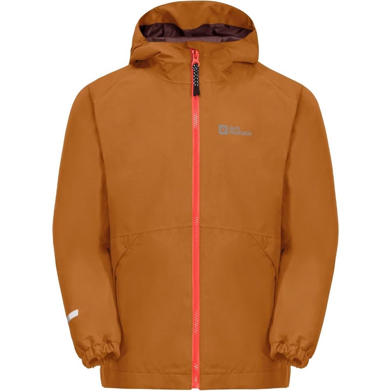 Boys' Iceland 3-in-1 jacket for outdoor use, polyester shell with insulated inner, navy blue, waterproof and breathable - Image 2