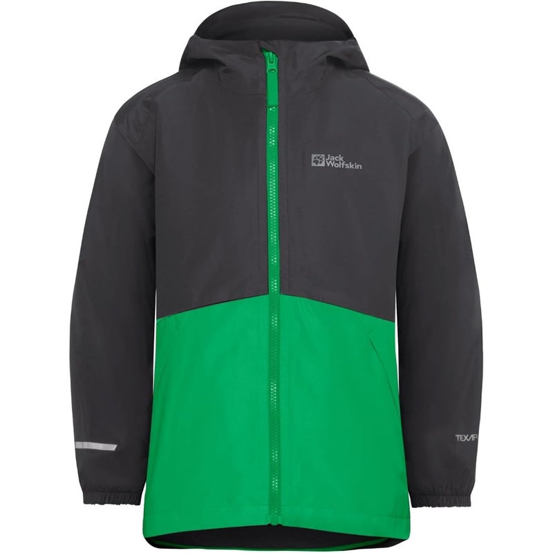 Boys' Iceland 3-in-1 jacket for outdoor use, polyester shell with insulated inner, navy blue, waterproof and breathable - Image 5