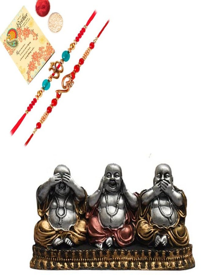 ARCHIES Rakhi Collection for Rakshabandhan | Rakhi for Brother | Rakhi for Bhaiya and Bhabhi | Rakhi Combo Gift Hamper (BRAININESS-Buddha Rakhi Combo) - Image 1