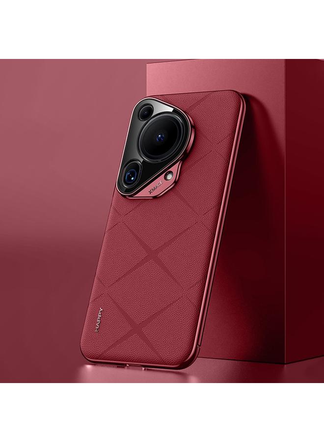 اس-توب جراب لهاتف Huawei Pura 70 Ultra مصنوع من الجلد العادي - Image 1